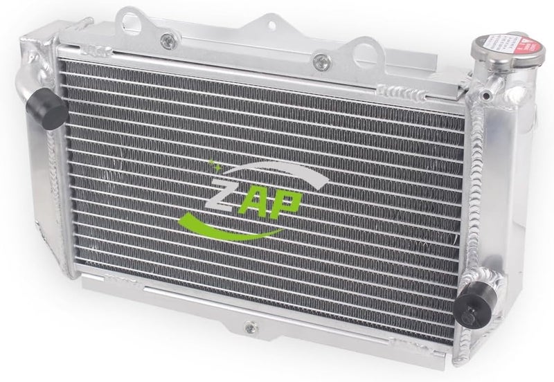 ZAP Performance Full Aluminum Radiator Compatible with 2004 2005 2006 2007 2008 ATV Yama ha YFZ450 YFZ 450 - Image 1